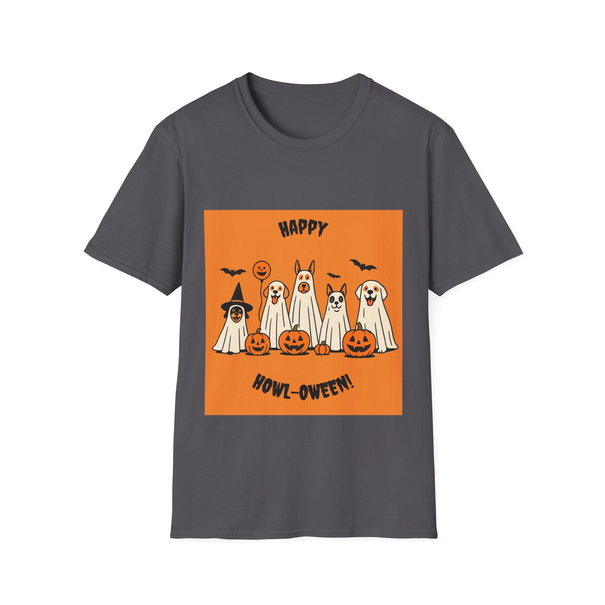 Funny Dog Ghost Squad Unisex T-Shirt - Happy Halloween Design