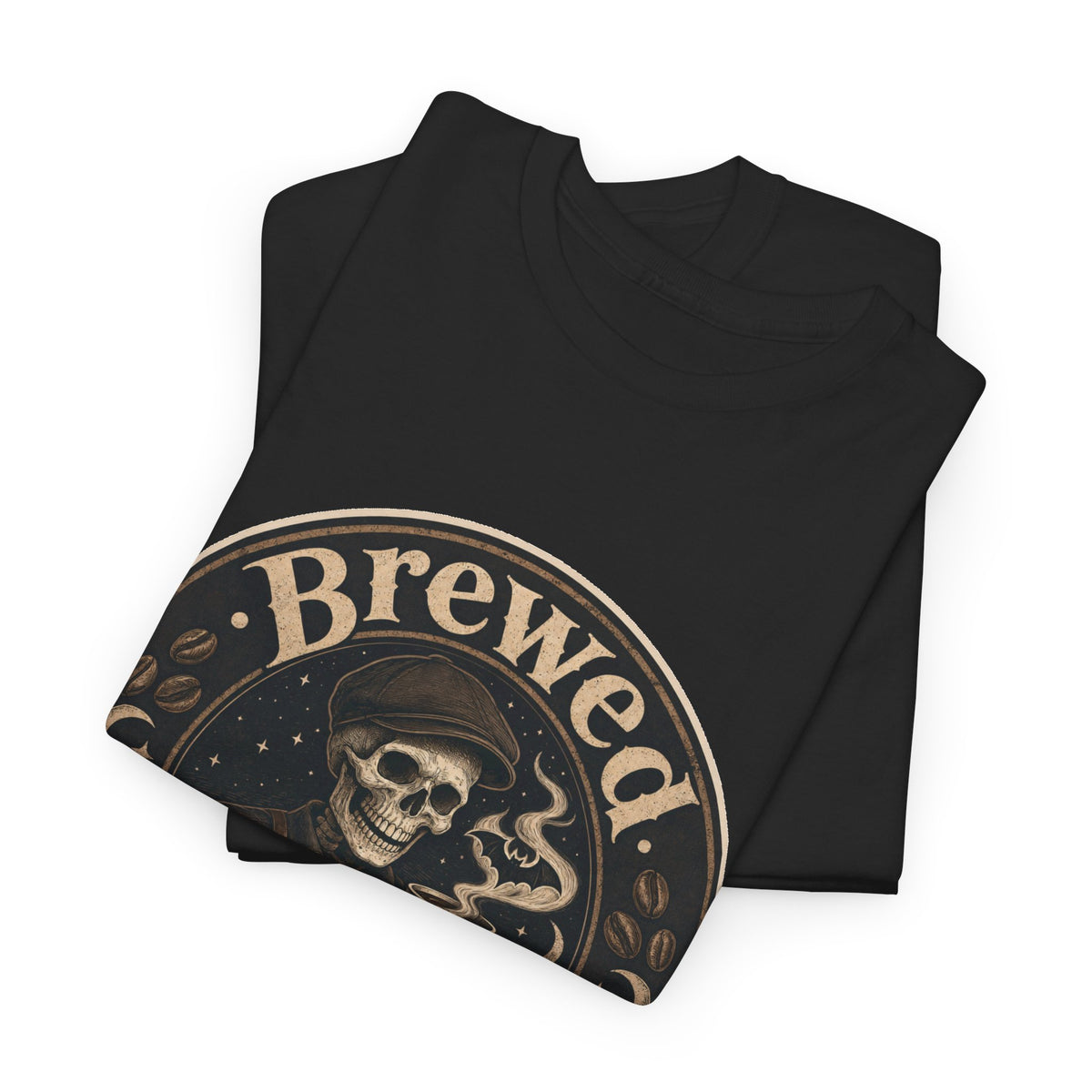 Grinning Skeleton Barista T-Shirt – unisex t-shirt by PrintMyDream