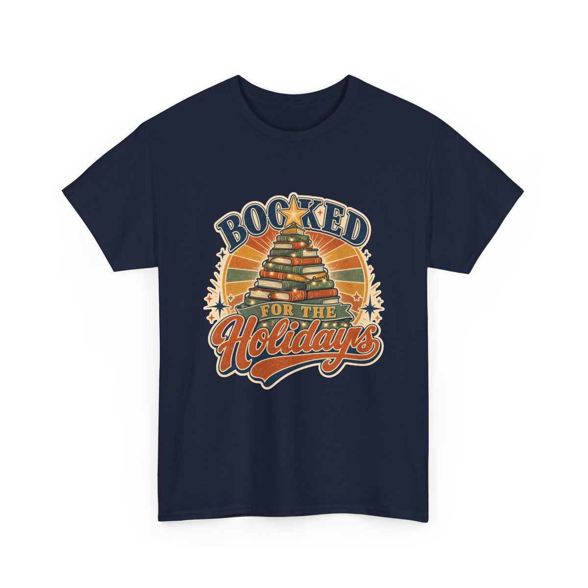 Book Christmas Tree T-Shirt – unisex t-shirt by PrintMyDream