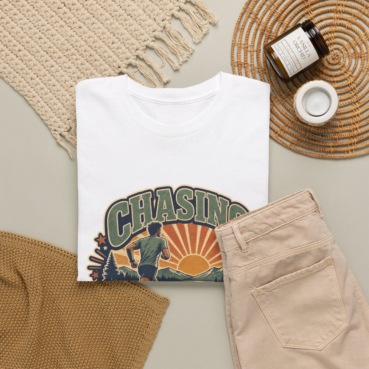 Chasing Sunrise Running T-Shirt – unisex t-shirt by PrintMyDream