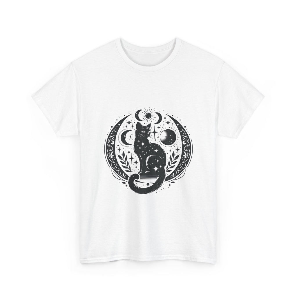Mystic Moon Cat  — Celestial Black Cat Graphic Tee