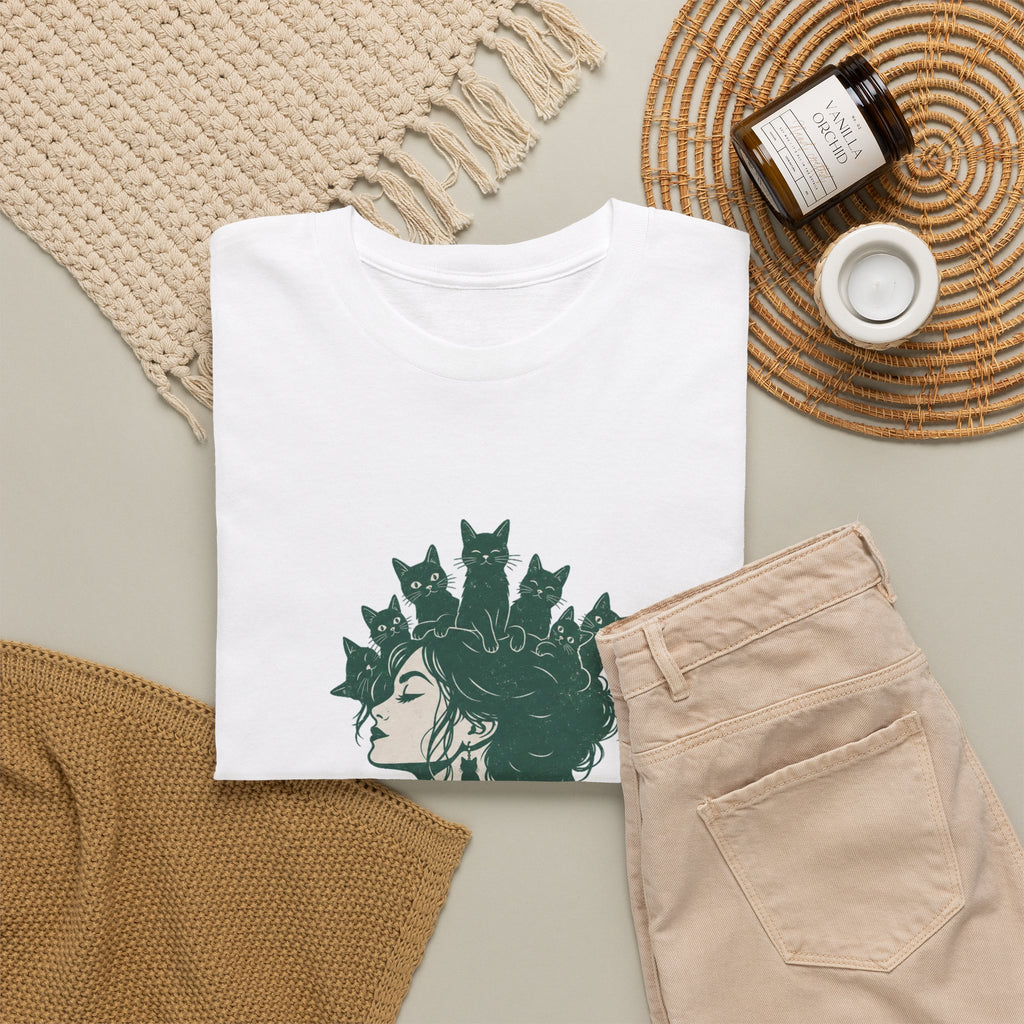 Cat Mom Crown T-Shirt – unisex t-shirt by PrintMyDream