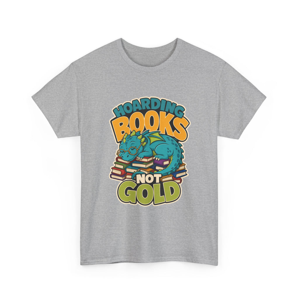 Book Lover Dragon T-Shirt - Fantasy Reader's Dream