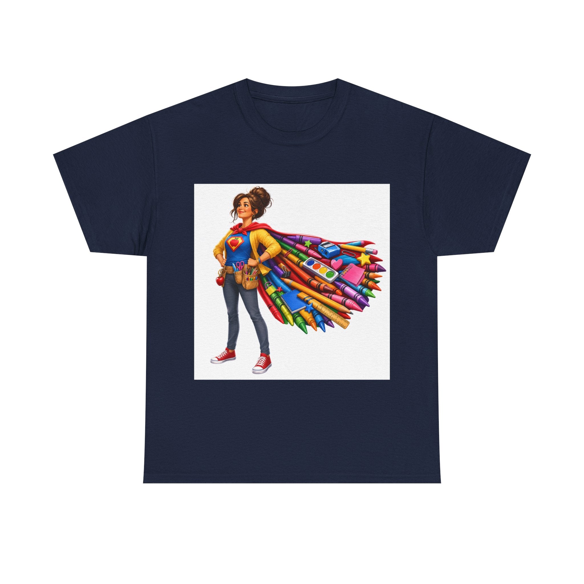Elementary Teacher Hero T-Shirt Design