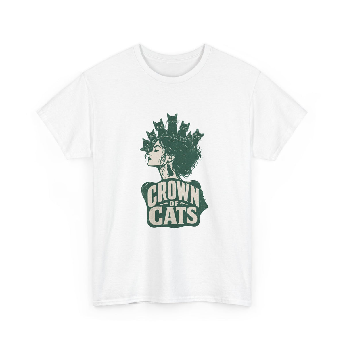 Cat Mom Crown T-Shirt – unisex t-shirt by PrintMyDream