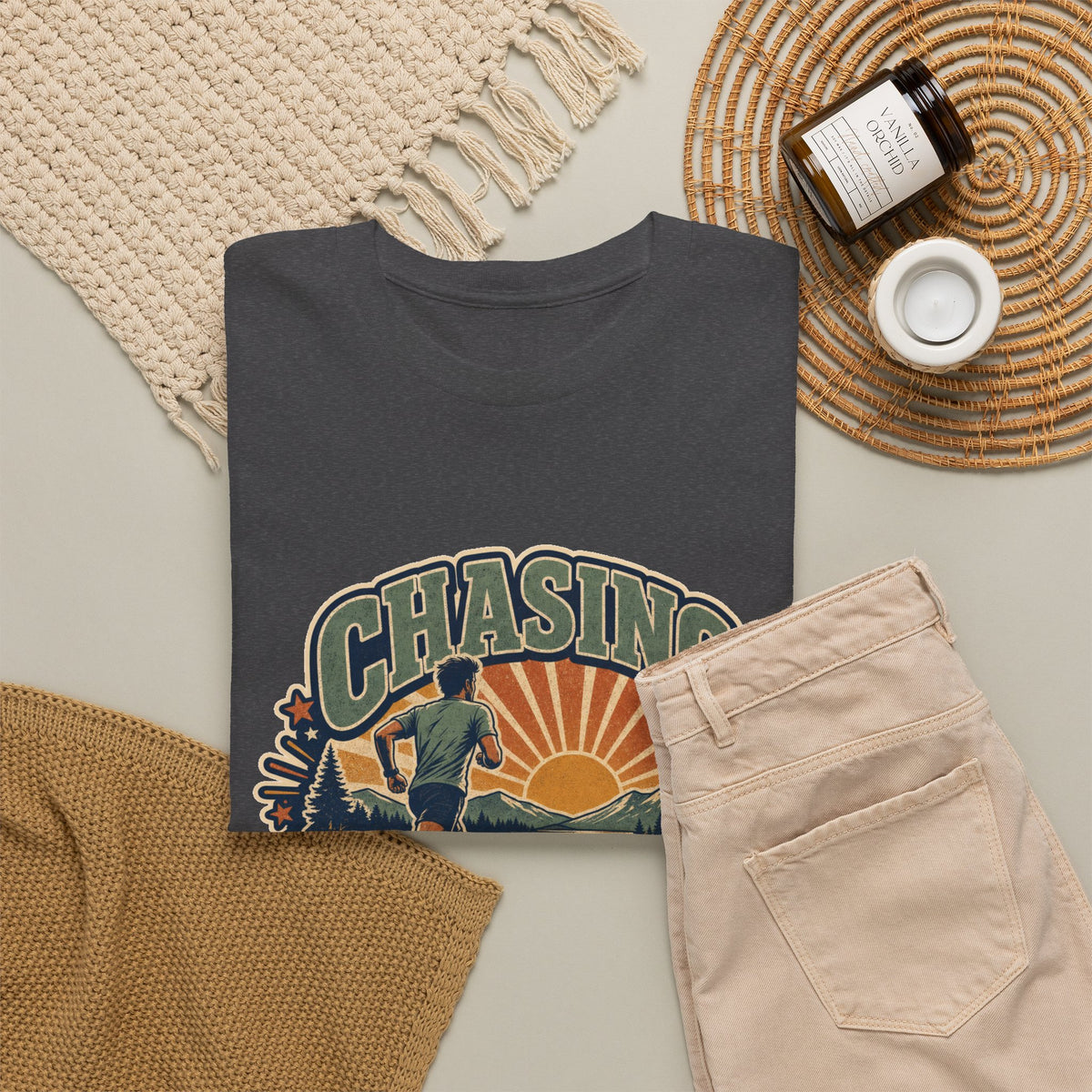 Chasing Sunrise Running T-Shirt – unisex t-shirt by PrintMyDream
