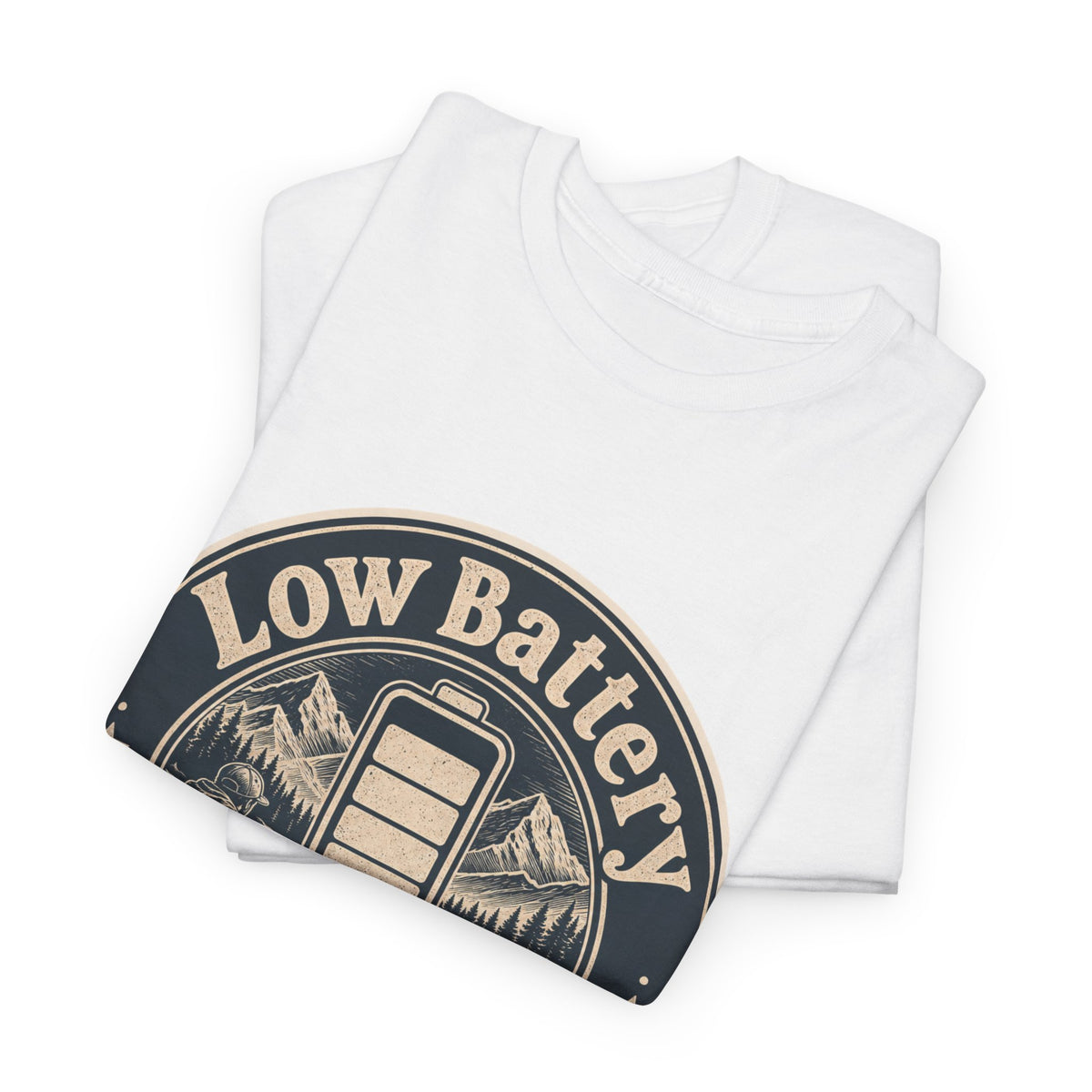 Social Battery Empty T-Shirt – unisex t-shirt by PrintMyDream
