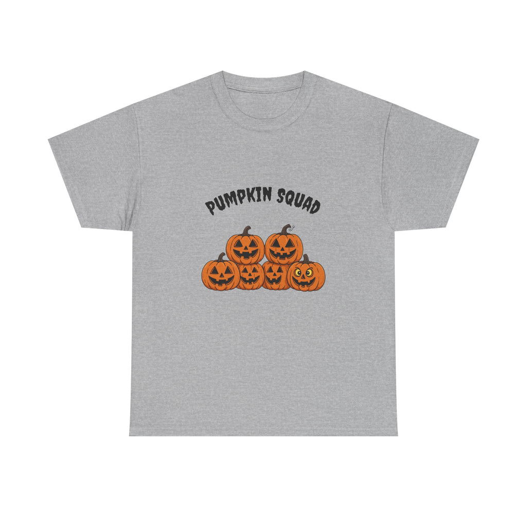 Funny Halloween T-Shirt - Pumpkin Squad | Cute Jack-o'-Lanterns with Funny Faces | Spooky Season Graphic Tee