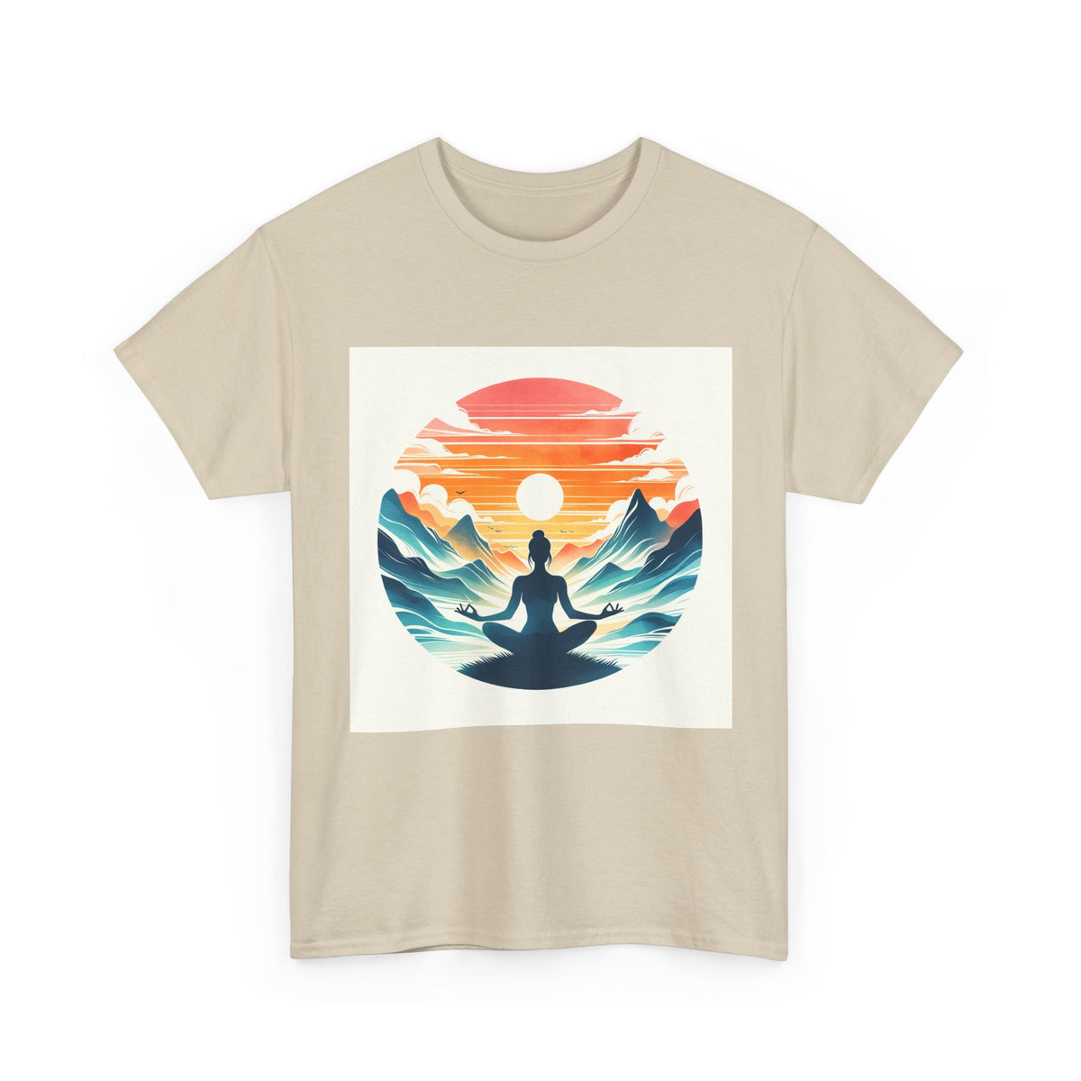 Meditation Mountain Tee – unisex t-shirt by PrintMyDream