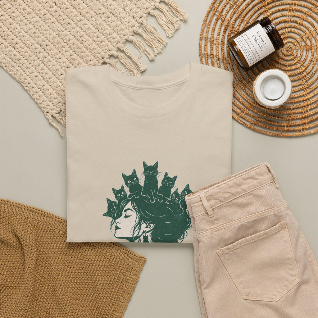 Cat Mom Crown T-Shirt – unisex t-shirt by PrintMyDream