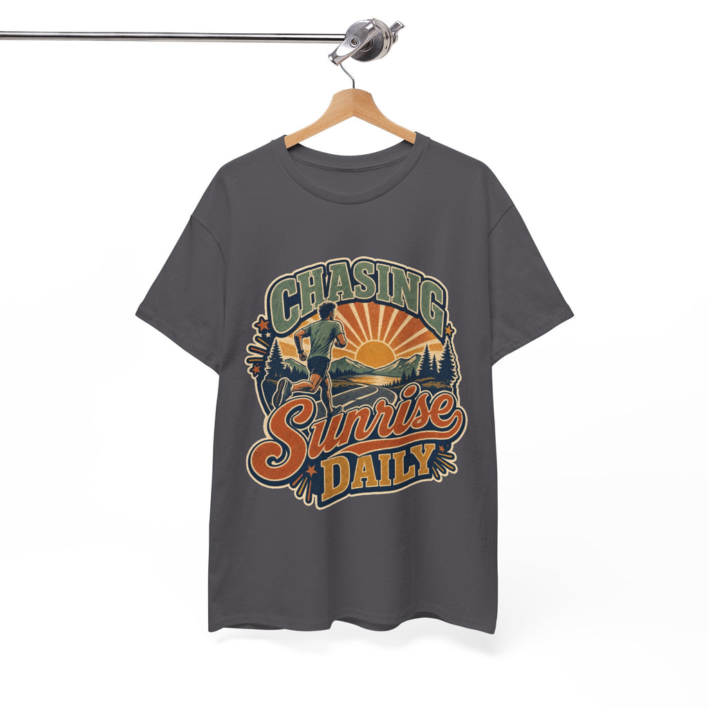 Original Sunrise Runner Design T-shirt for Early Risers