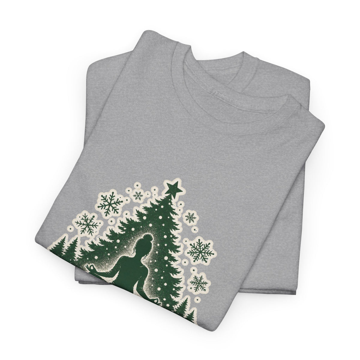 Namaste Home for the Holidays Yoga T-Shirt – unisex t-shirt by PrintMyDream