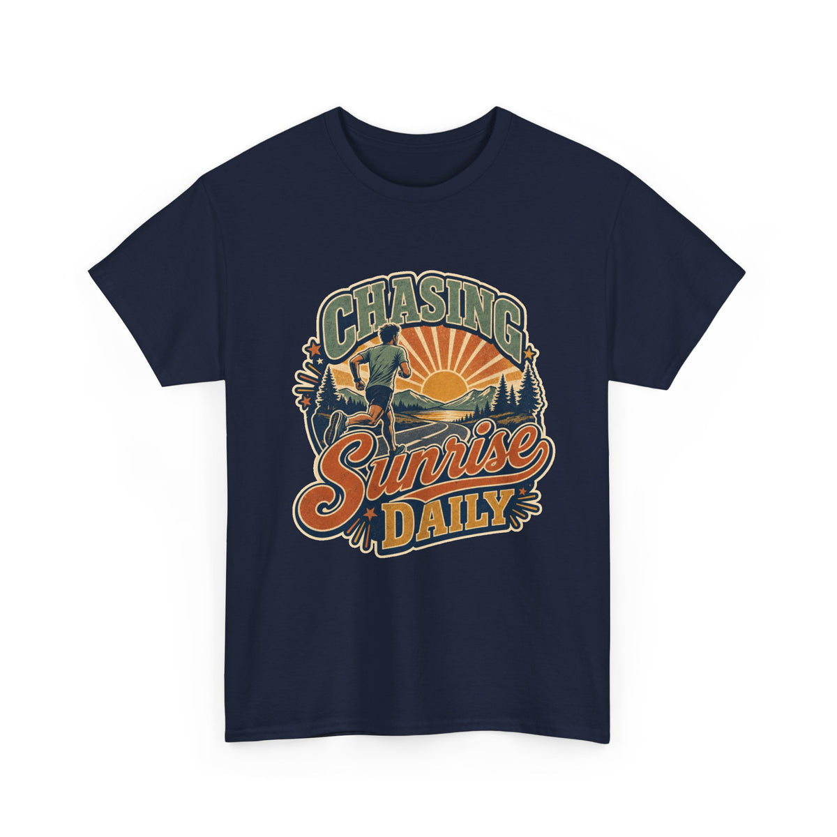 Chasing Sunrise Running T-Shirt – unisex t-shirt by PrintMyDream