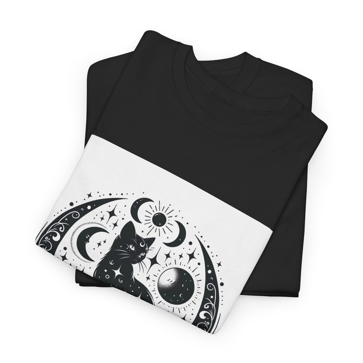Mystic Moon Cat T-Shirt – unisex t-shirt by PrintMyDream