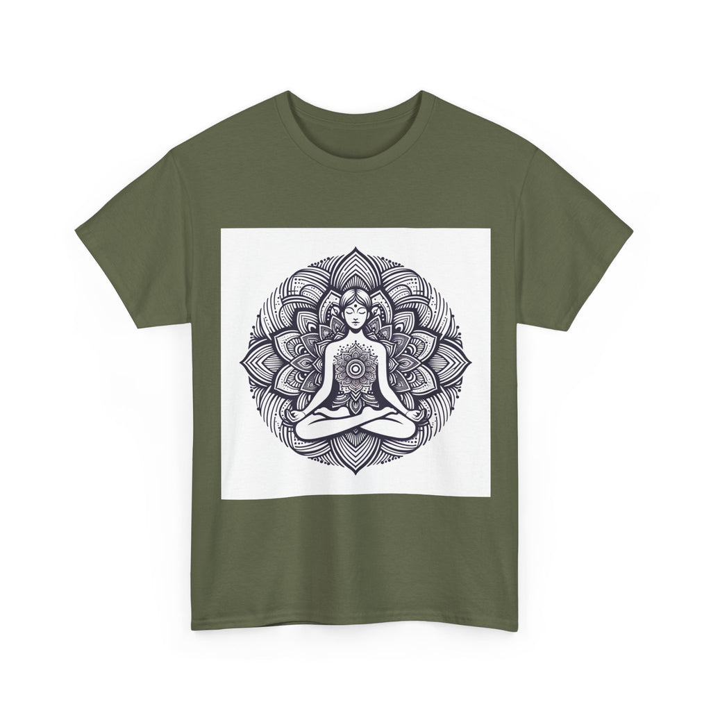 Meditating Lotus Mandala T-Shirt