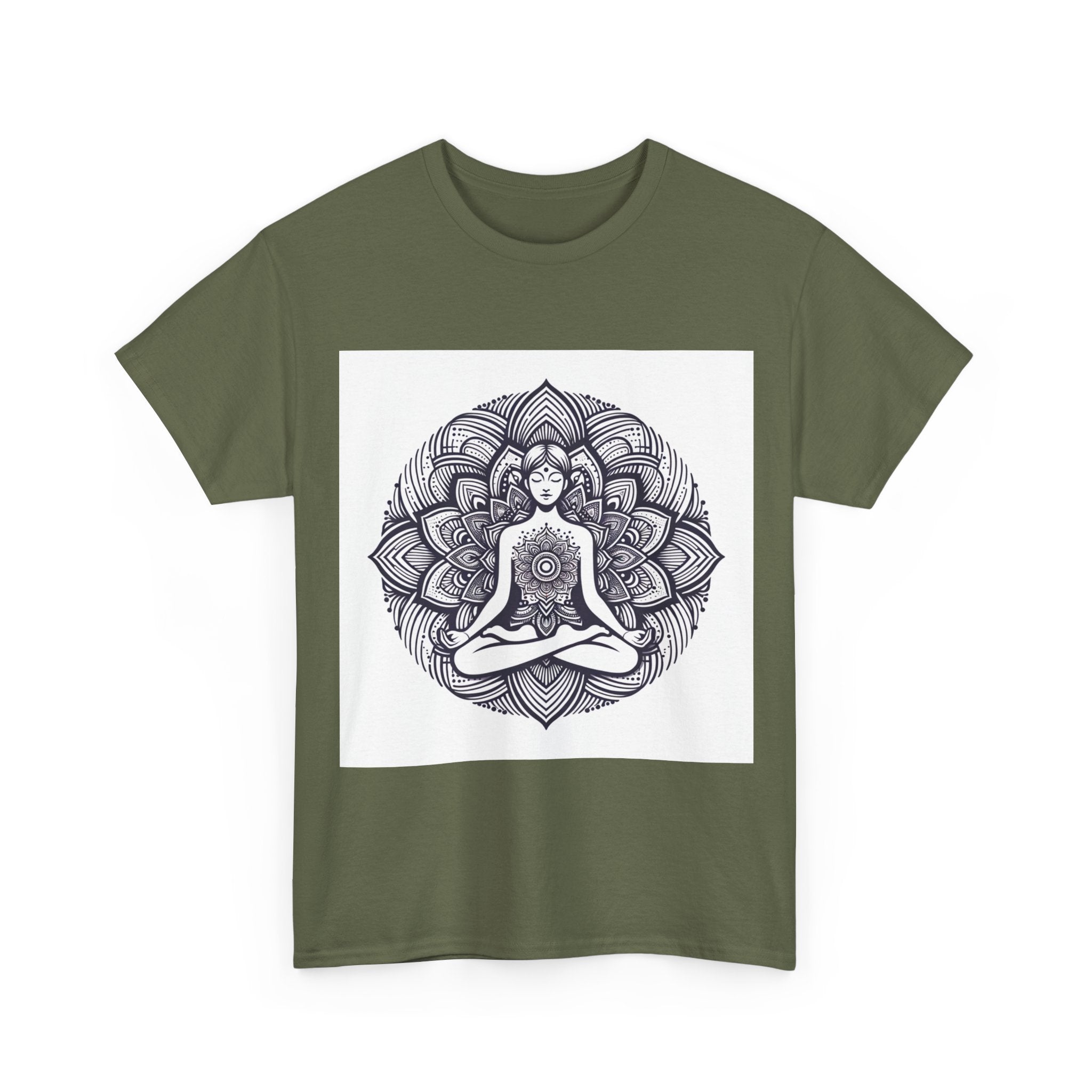 Meditating Lotus Mandala T-Shirt