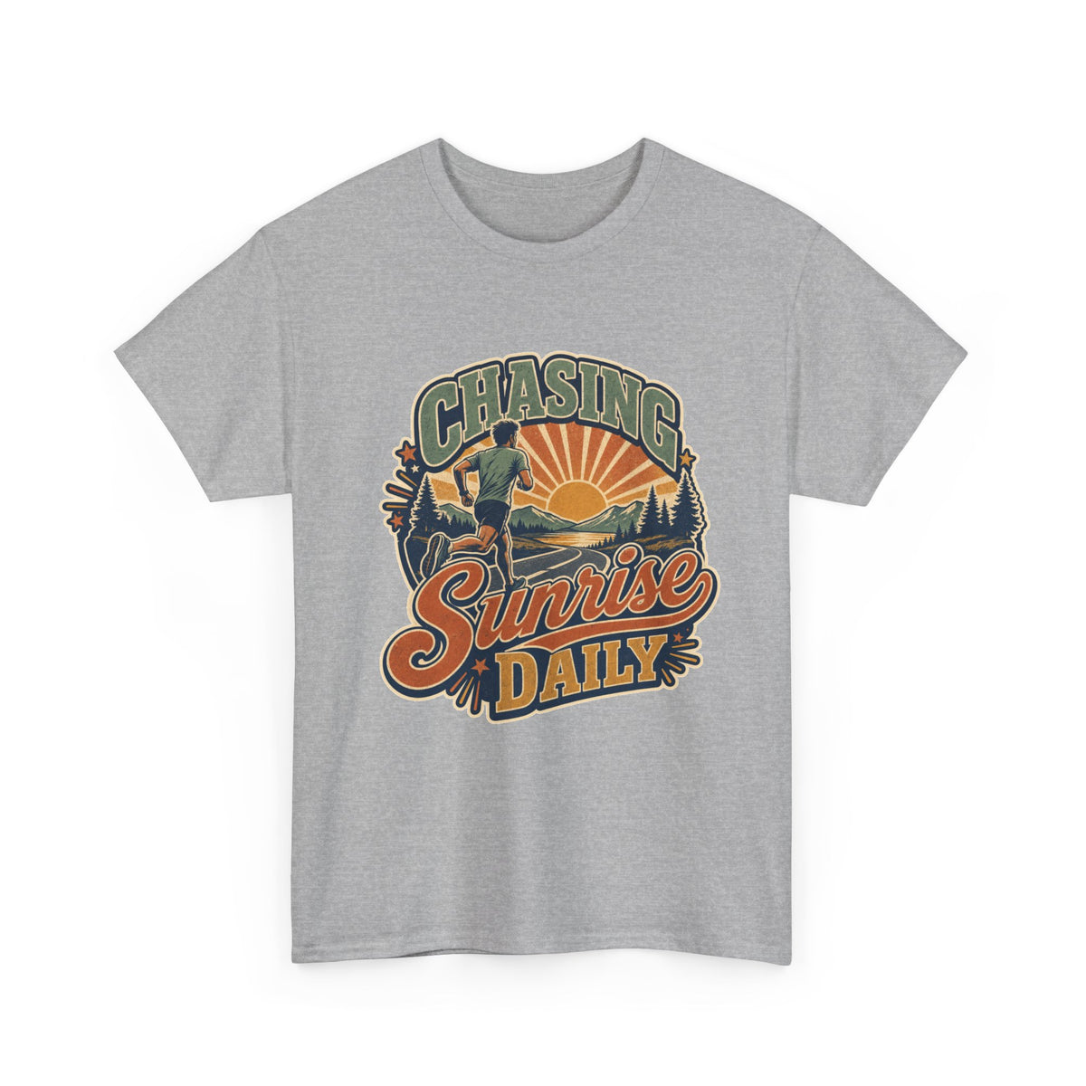 Chasing Sunrise Running T-Shirt – unisex t-shirt by PrintMyDream