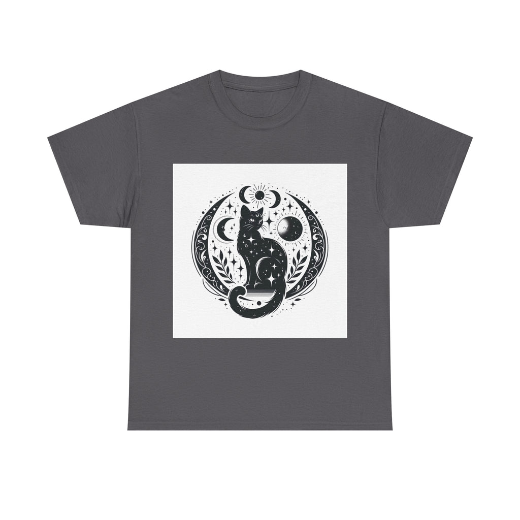 Mystic Moon Cat  — Celestial Black Cat Graphic Tee