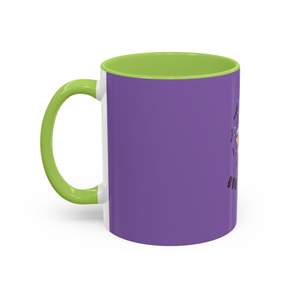 Boo or Sweet – Cute Halloween Ghost Mug with Candy & Pumpkin Design