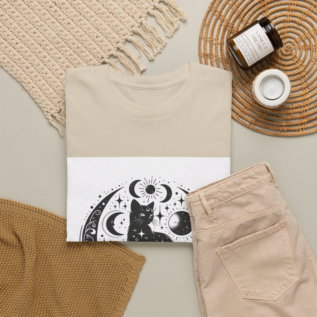 Mystic Moon Cat T-Shirt – unisex t-shirt by PrintMyDream