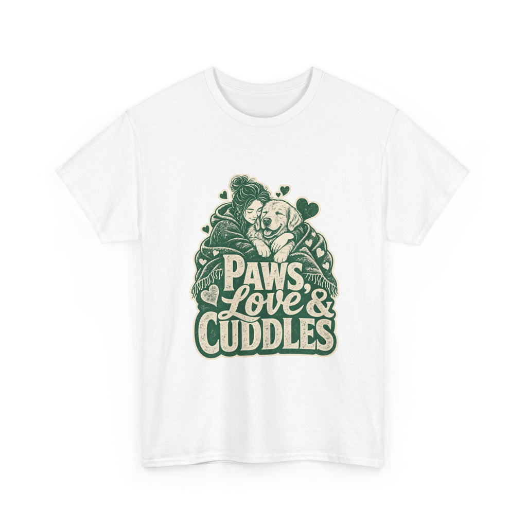 Golden Retriever Design T-Shirt - Cozy Cuddles Await