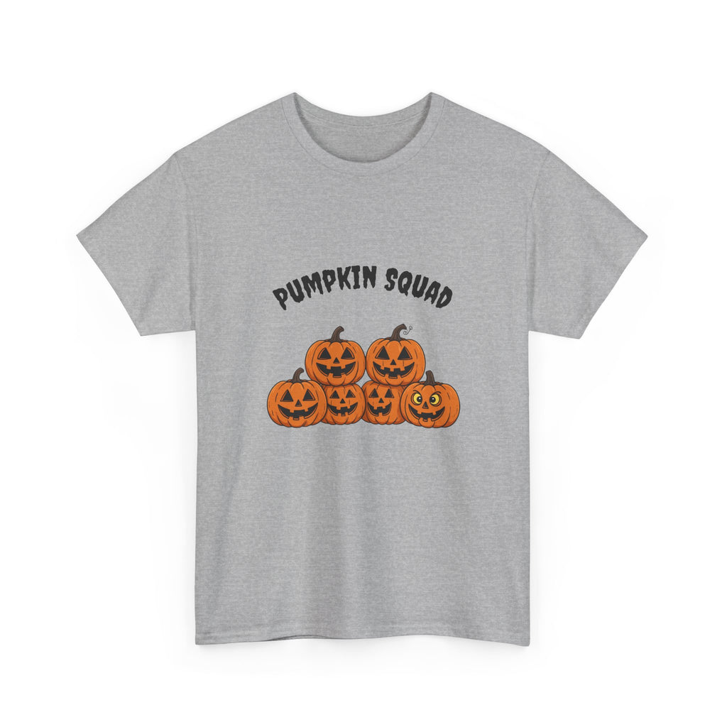 Funny Halloween T-Shirt - Pumpkin Squad | Cute Jack-o'-Lanterns with Funny Faces | Spooky Season Graphic Tee