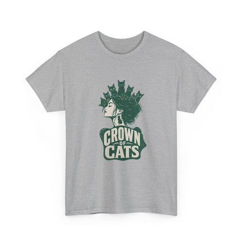 Cat Mom Crown T-Shirt – unisex t-shirt by PrintMyDream
