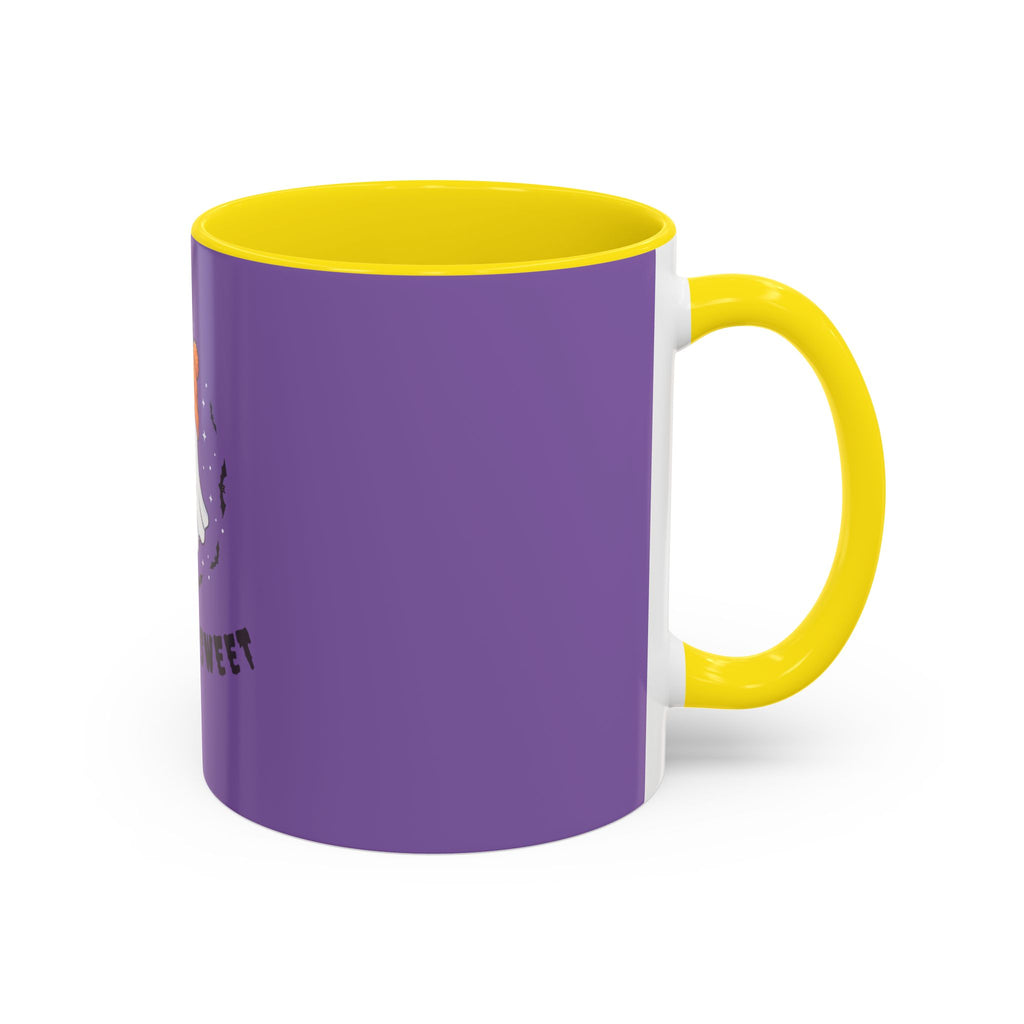 Boo or Sweet – Cute Halloween Ghost Mug with Candy & Pumpkin Design