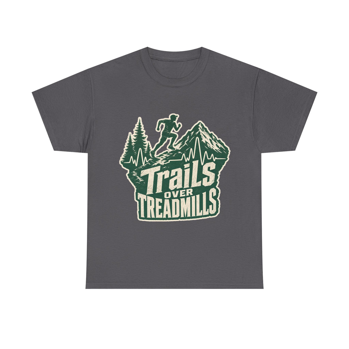 Trail Runner Heartbeat T-Shirt - Adventure Fitness