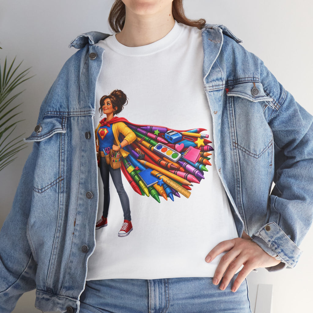 Elementary Teacher Hero T-Shirt Design