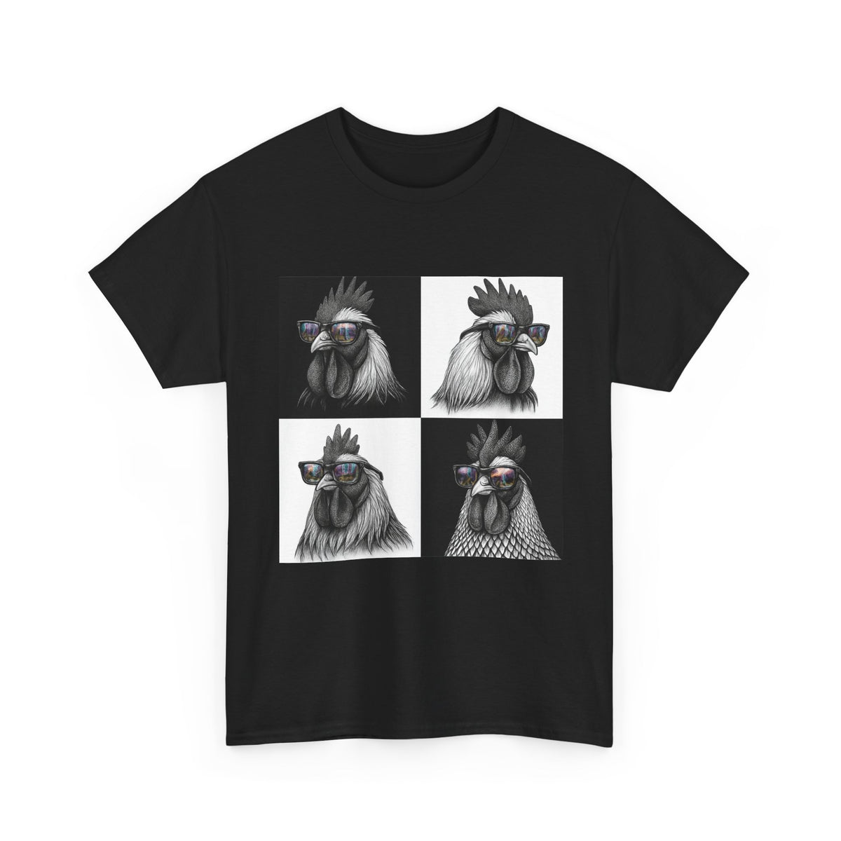 Hipster Chicken T-Shirt – unisex t-shirt by PrintMyDream