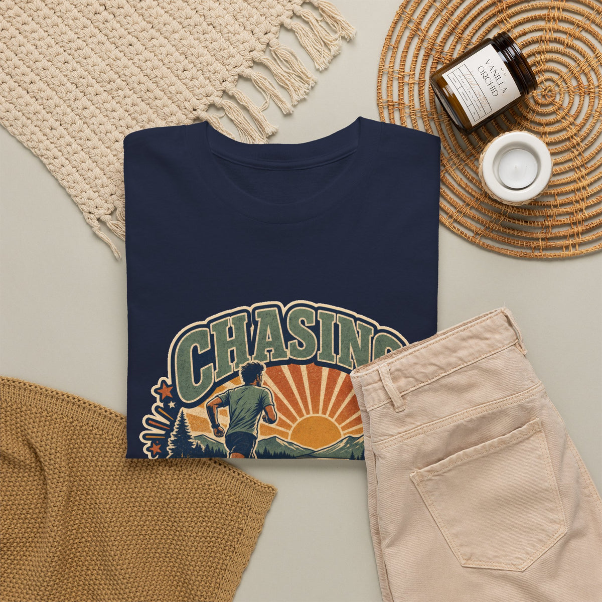 Chasing Sunrise Running T-Shirt – unisex t-shirt by PrintMyDream