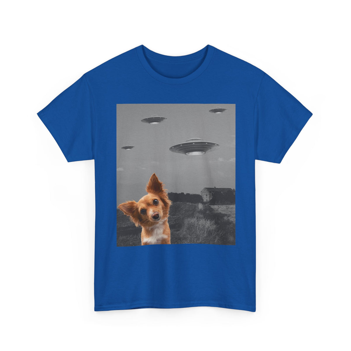 Dog Alien Invasion T-Shirt – unisex t-shirt by PrintMyDream