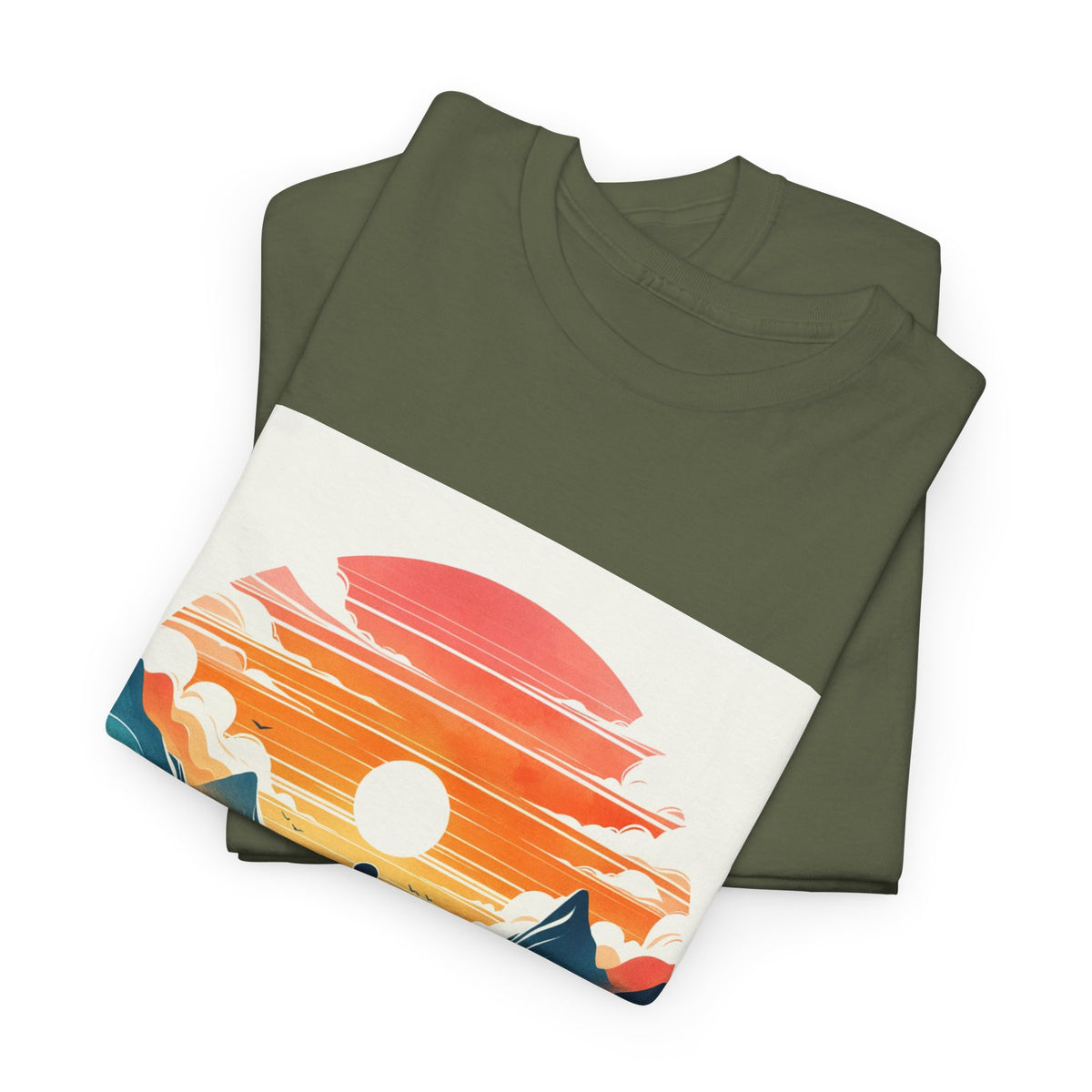 Meditation Mountain Tee – unisex t-shirt by PrintMyDream