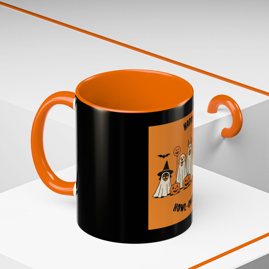 Halloween Ghosts Coffee Mug, Spooky Mug, Autumn Drinkware, Trick or Treat Gift, Holiday Coffee Cup