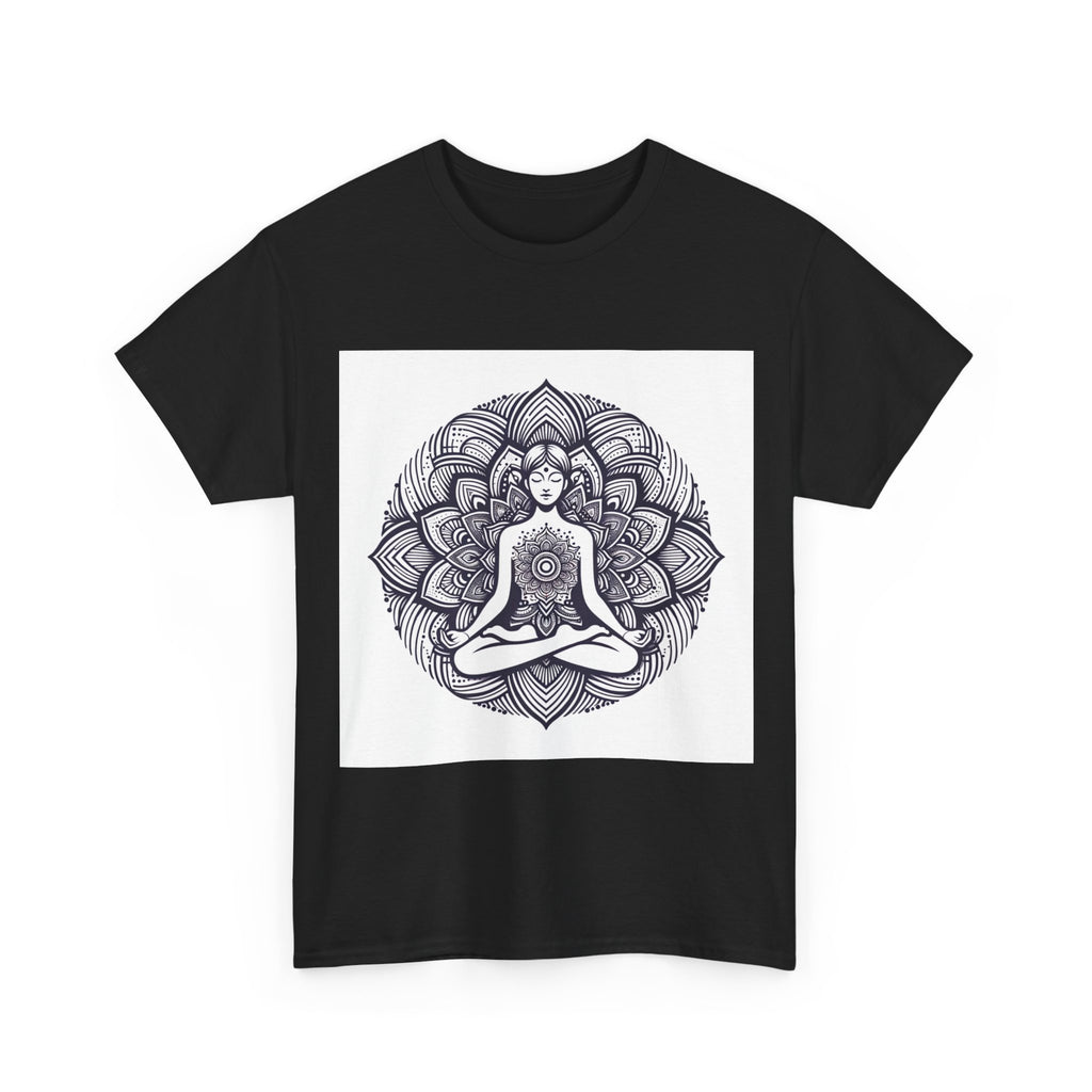 Meditating Lotus Mandala T-Shirt