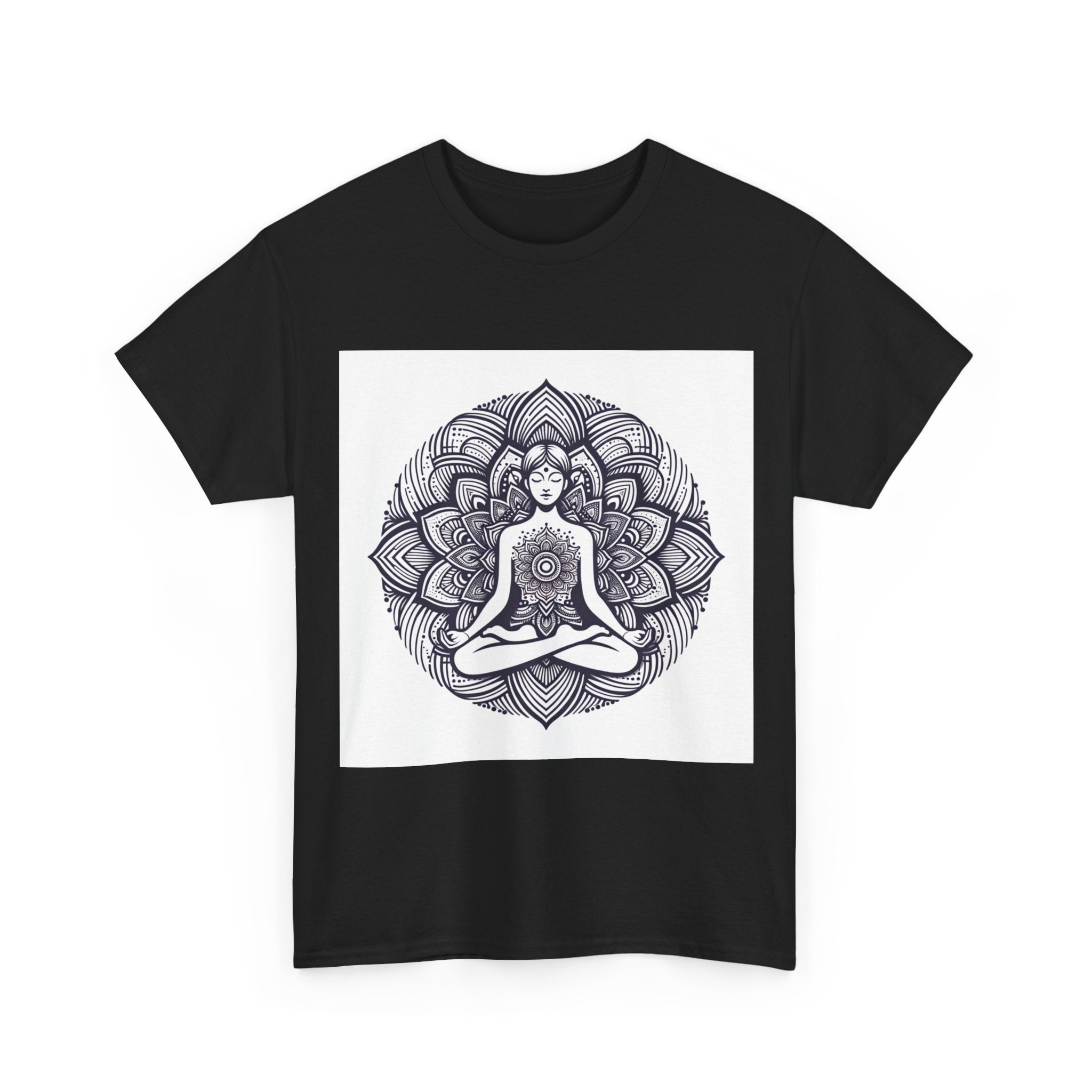 Meditating Lotus Mandala T-Shirt