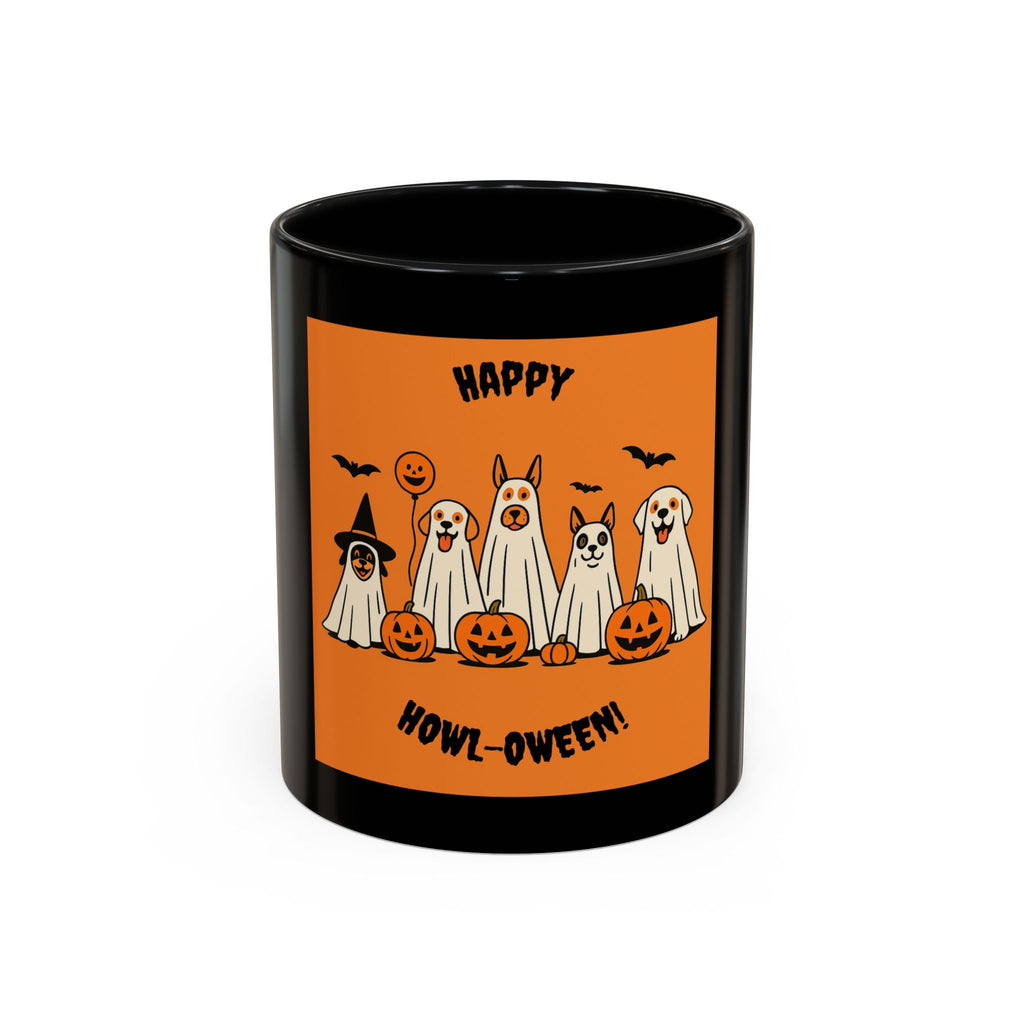 Halloween Ghosts Coffee Mug, Spooky Mug, Autumn Drinkware, Trick or Treat Gift, Holiday Coffee Cup