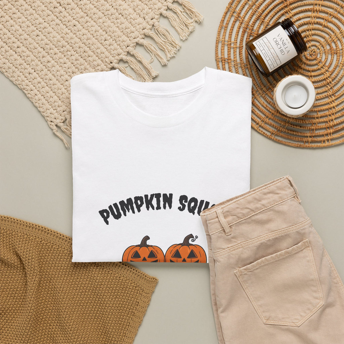 Pumpkin Squad Halloween T-Shirt – unisex t-shirt by PrintMyDream