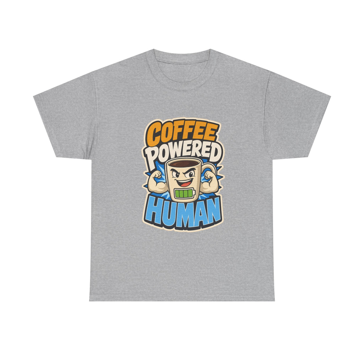 Coffee Lover T-Shirt - Power Up Every Morning