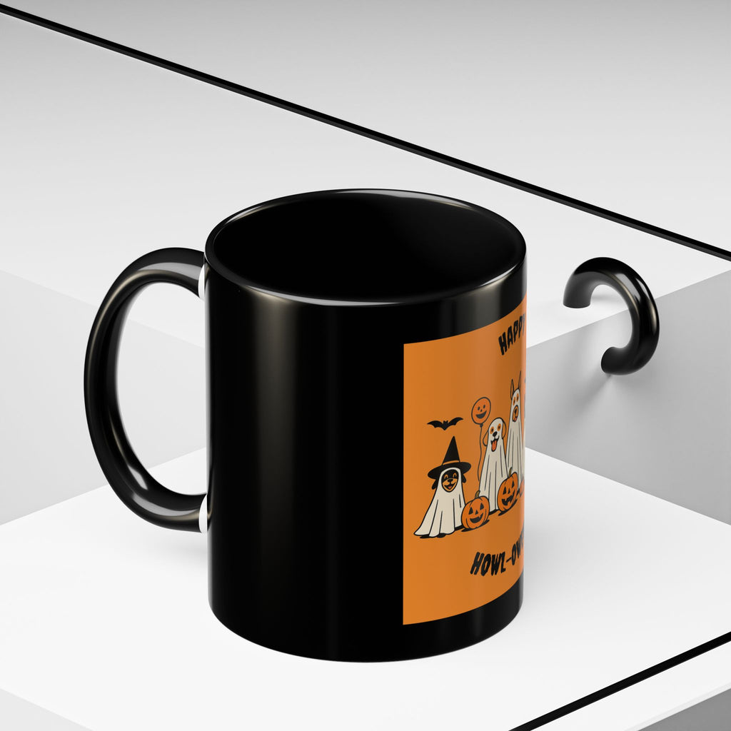 Halloween Ghosts Coffee Mug, Spooky Mug, Autumn Drinkware, Trick or Treat Gift, Holiday Coffee Cup