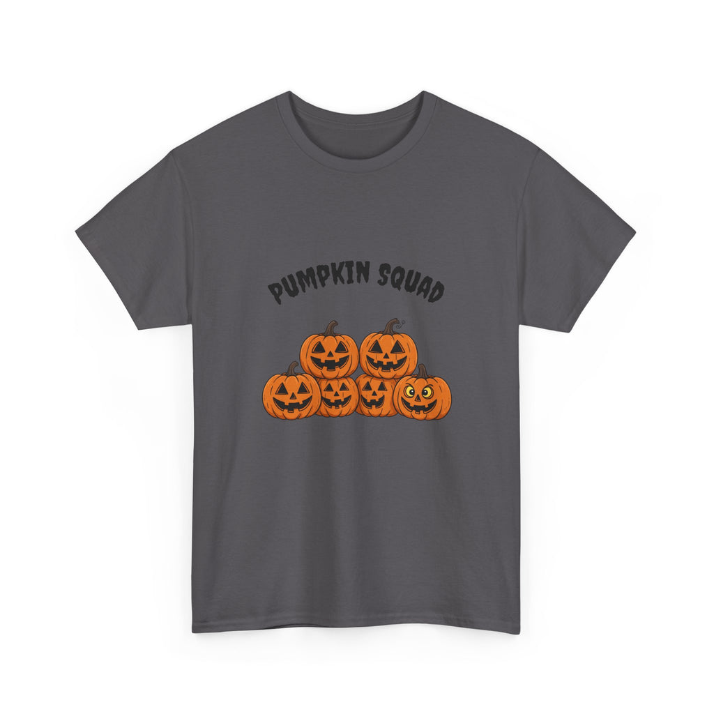 Funny Halloween T-Shirt - Pumpkin Squad | Cute Jack-o'-Lanterns with Funny Faces | Spooky Season Graphic Tee