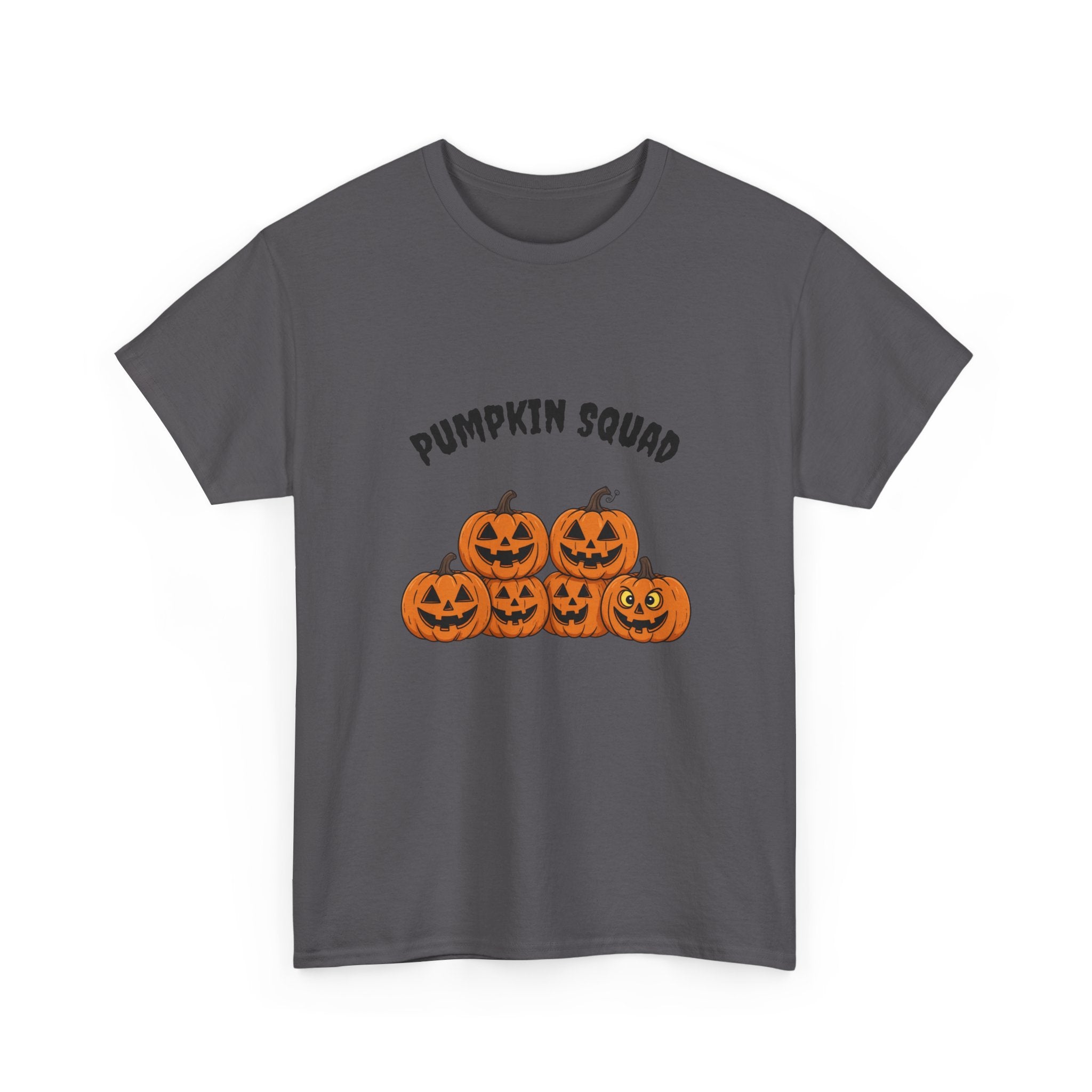 Funny Halloween T-Shirt - Pumpkin Squad | Cute Jack-o'-Lanterns with Funny Faces | Spooky Season Graphic Tee