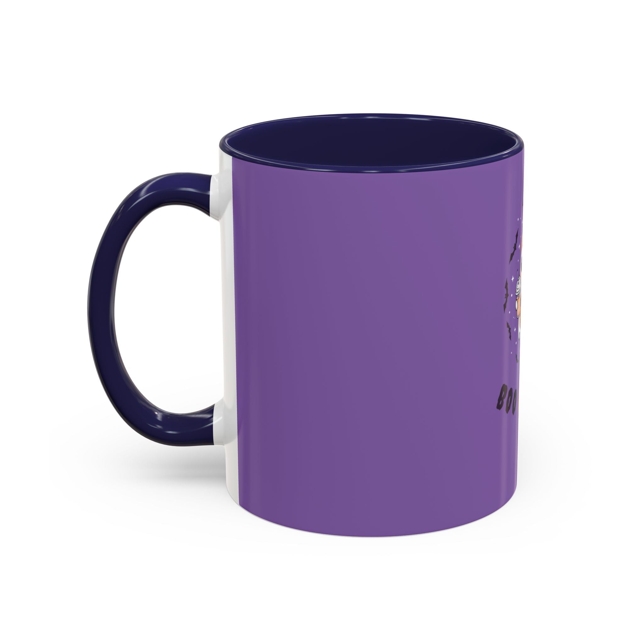Boo or Sweet – Cute Halloween Ghost Mug with Candy & Pumpkin Design