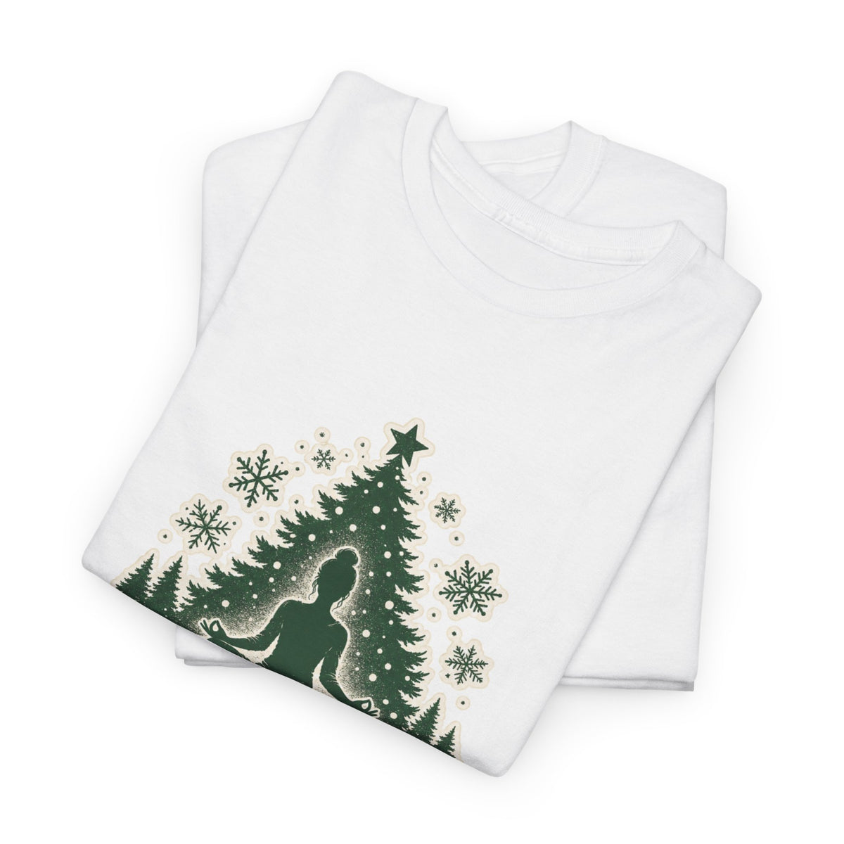 Namaste Home for the Holidays Yoga T-Shirt – unisex t-shirt by PrintMyDream