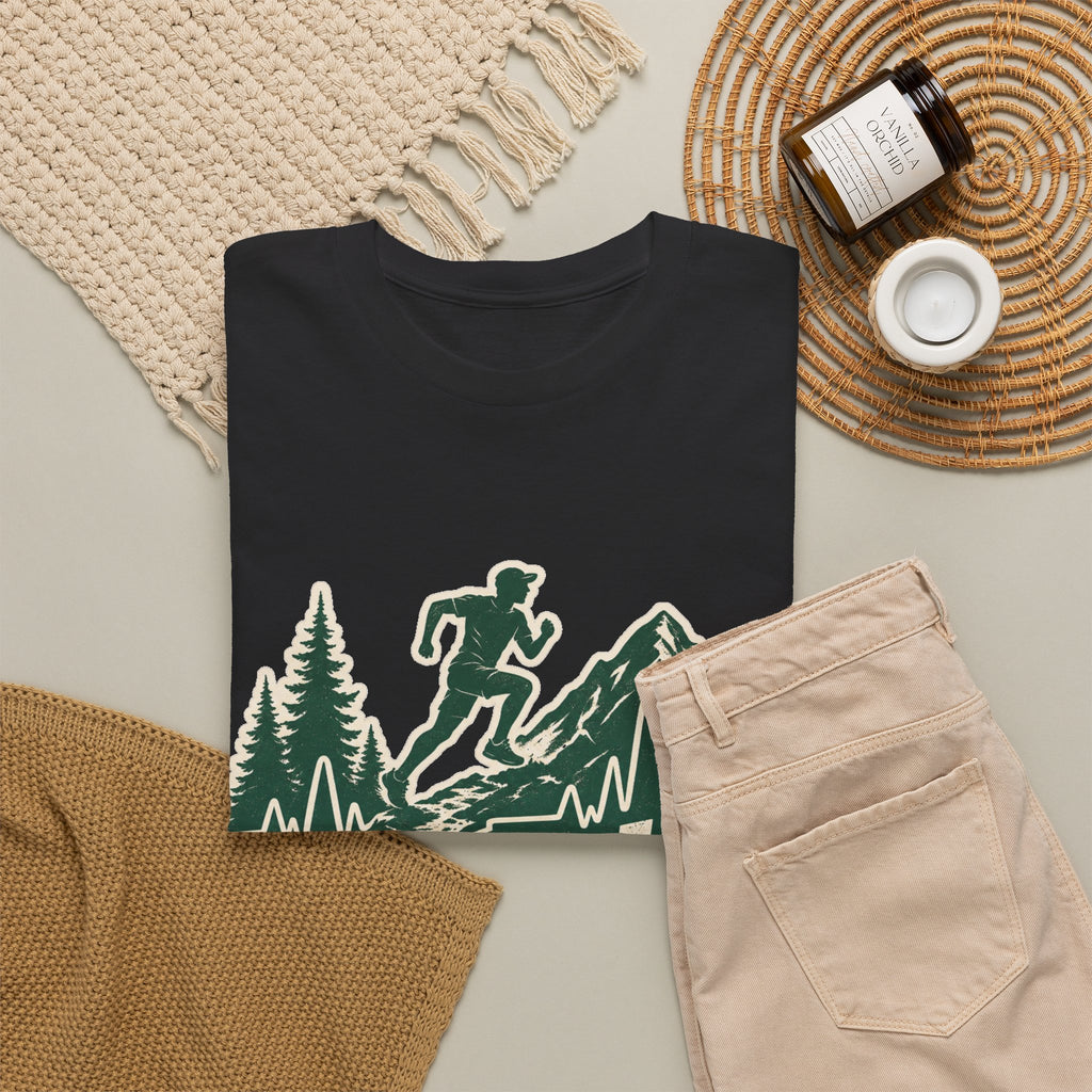 Trail Runner Heartbeat T-Shirt - Adventure Fitness