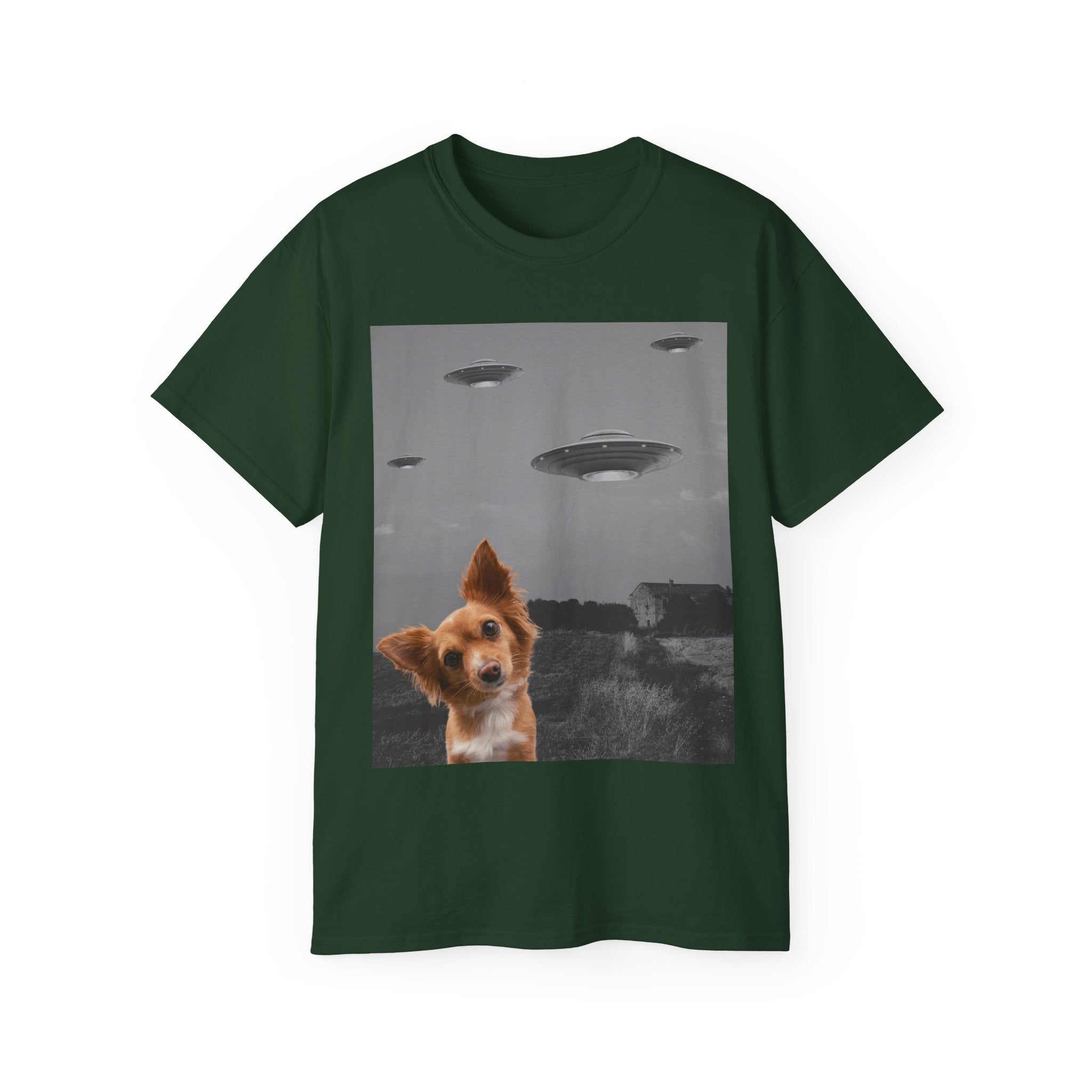Dog/Alien Invasion Tee