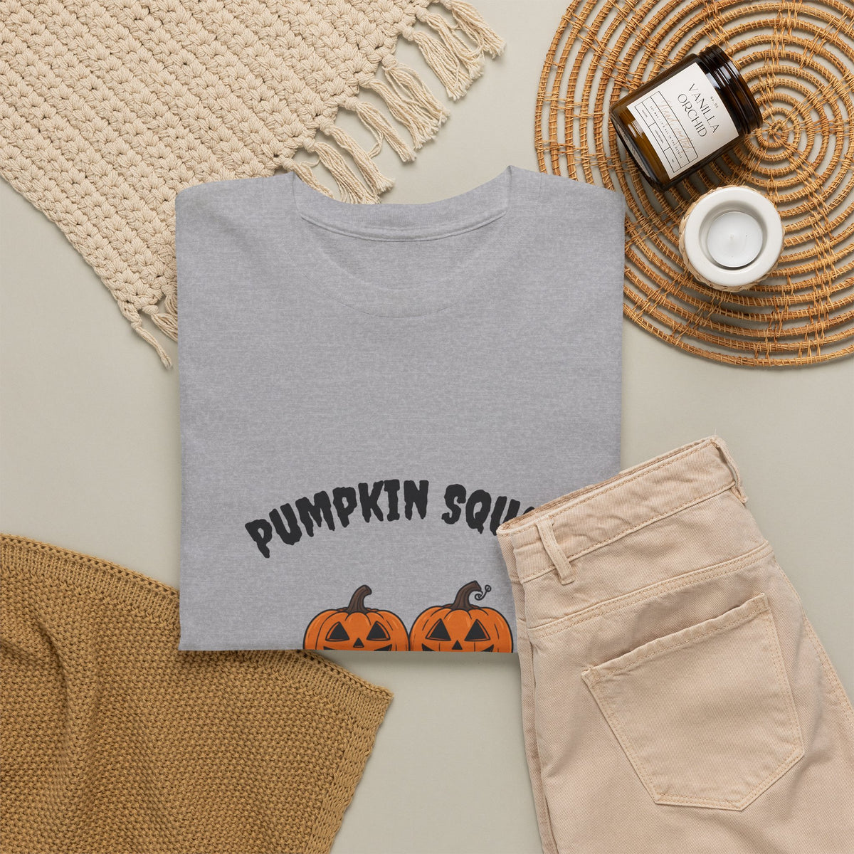 Pumpkin Squad Halloween T-Shirt – unisex t-shirt by PrintMyDream