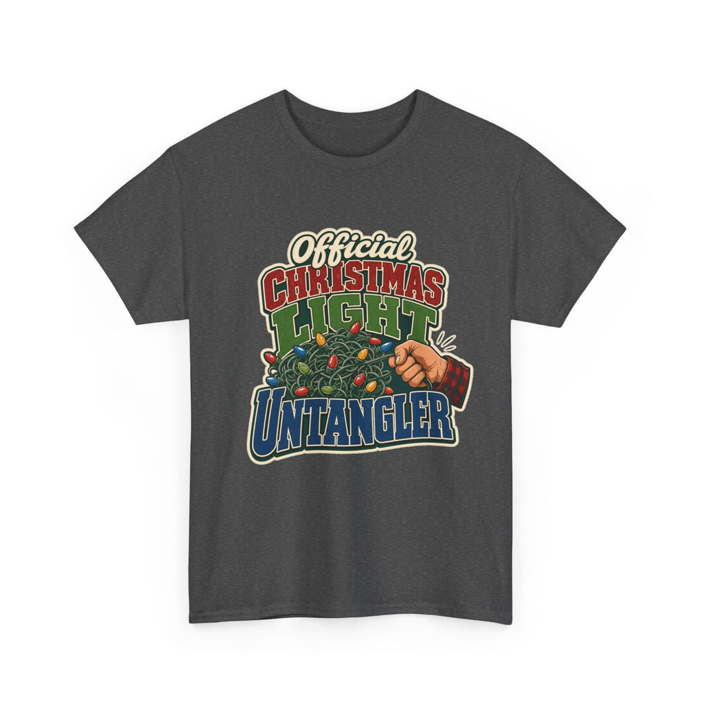Official Christmas Light Untangler T-Shirt – unisex t-shirt by PrintMyDream