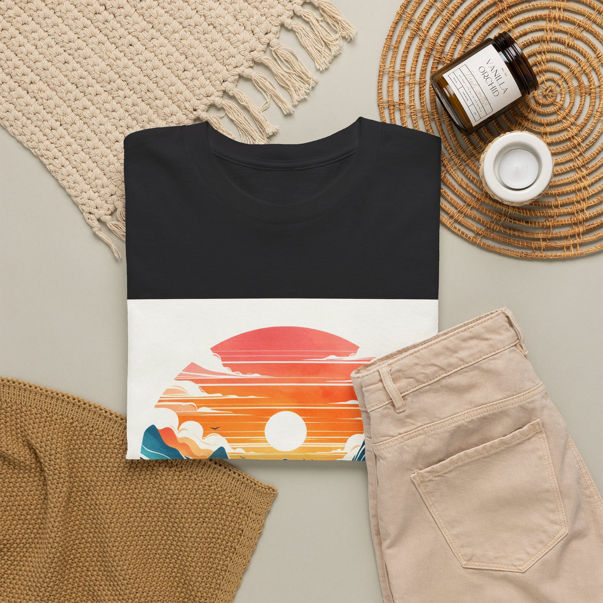 Meditation Mountain Tee – unisex t-shirt by PrintMyDream